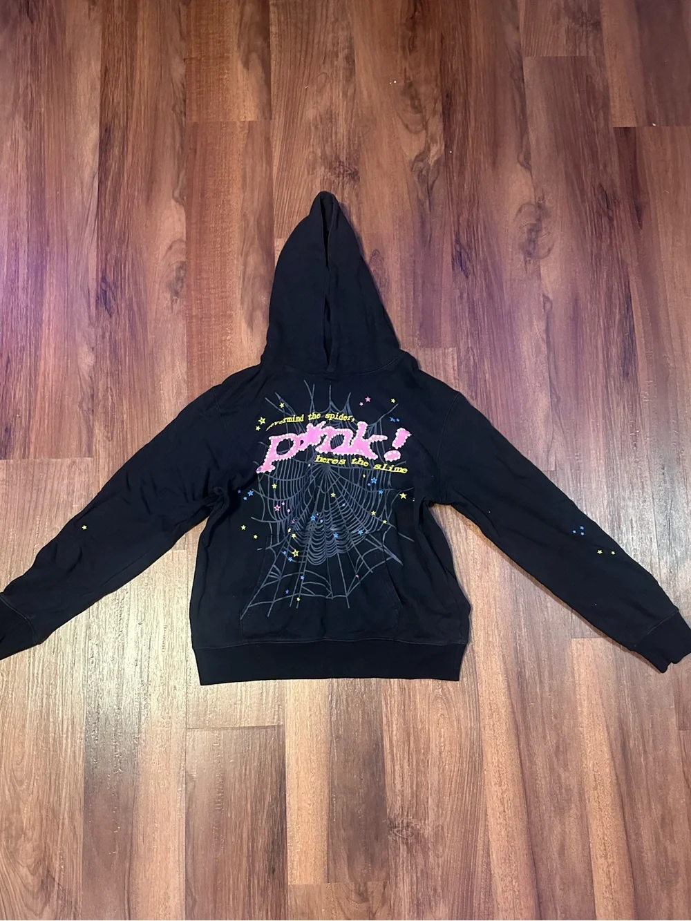 Black Pink Spider Hoodie